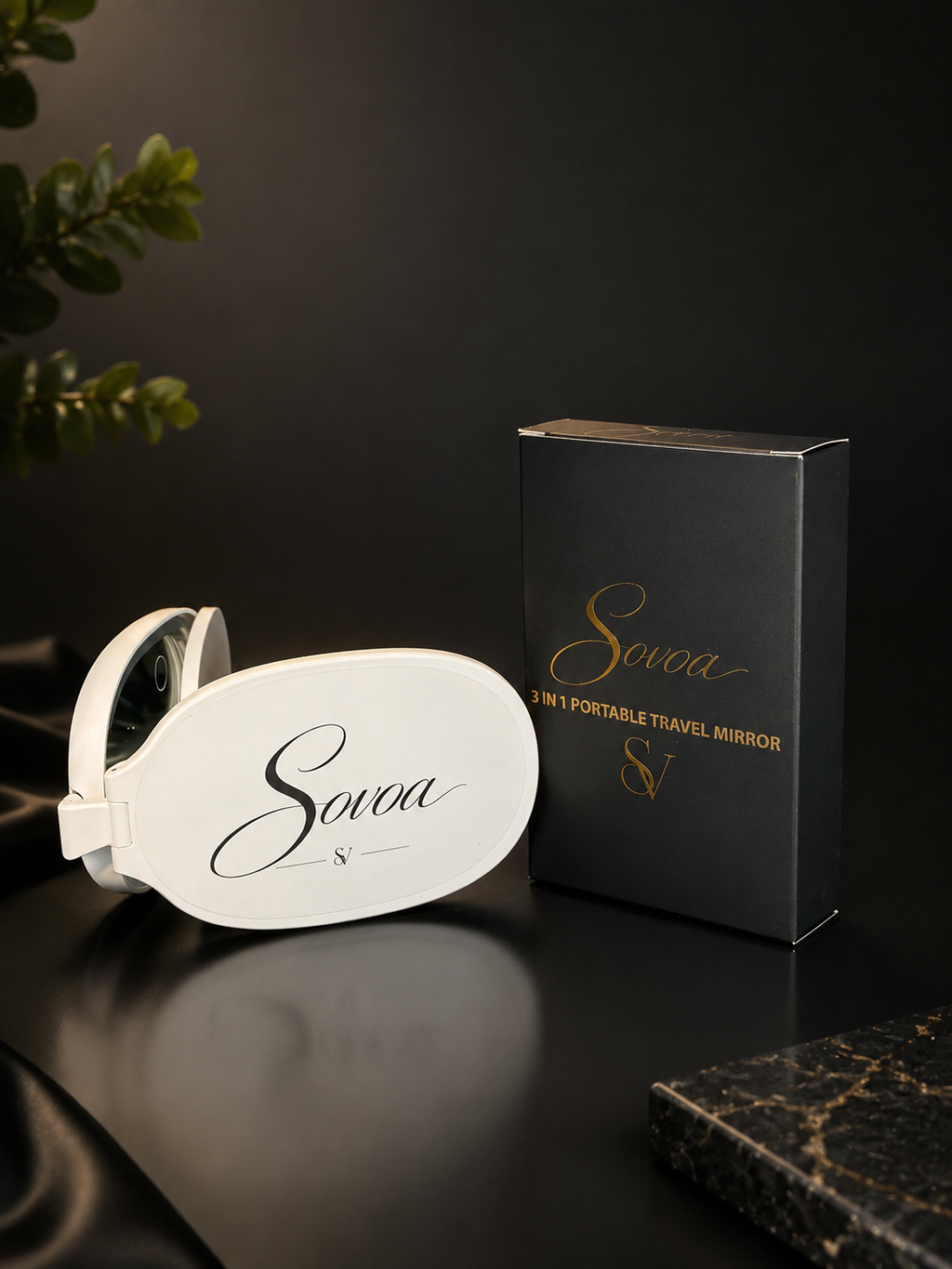 Sovoa Beauty 3 IN 1 Portable Travel Mirror