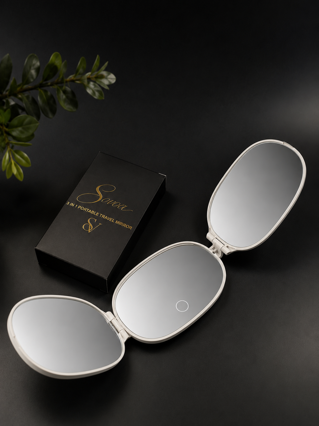 Sovoa Beauty 3 IN 1 Portable Travel Mirror