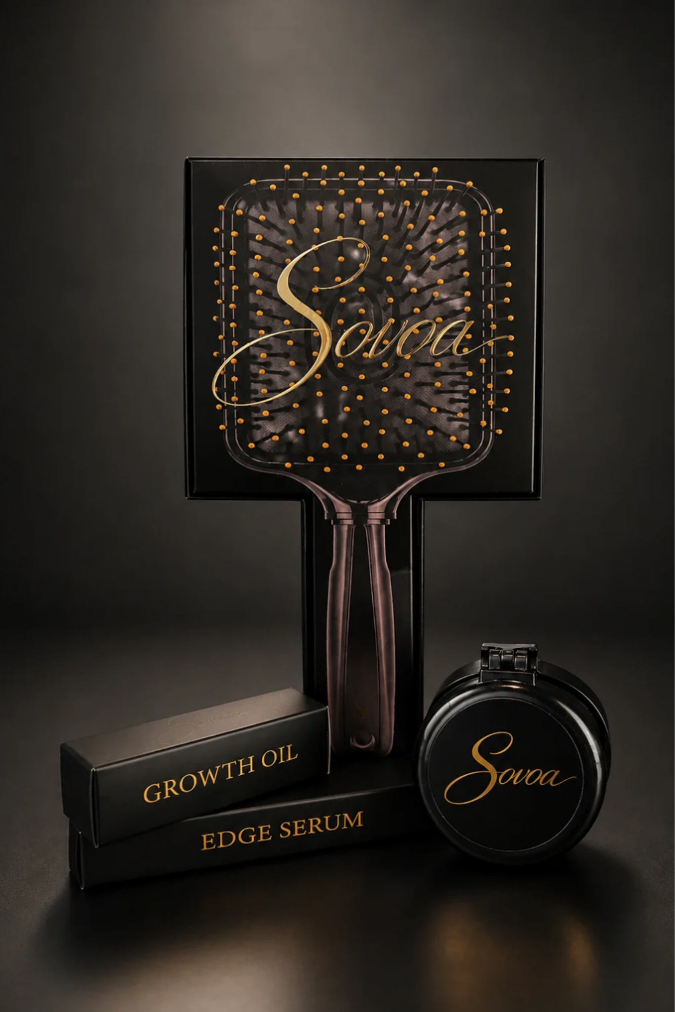 Sovoa Beauty Routine: Edge Serum + Growth Oil